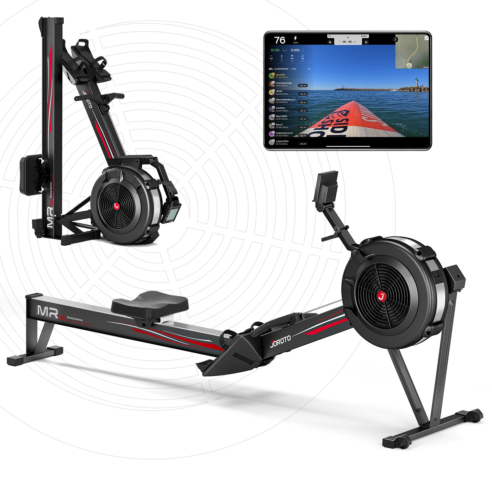 JOROTO MR56 Professional Air Resistance Rower