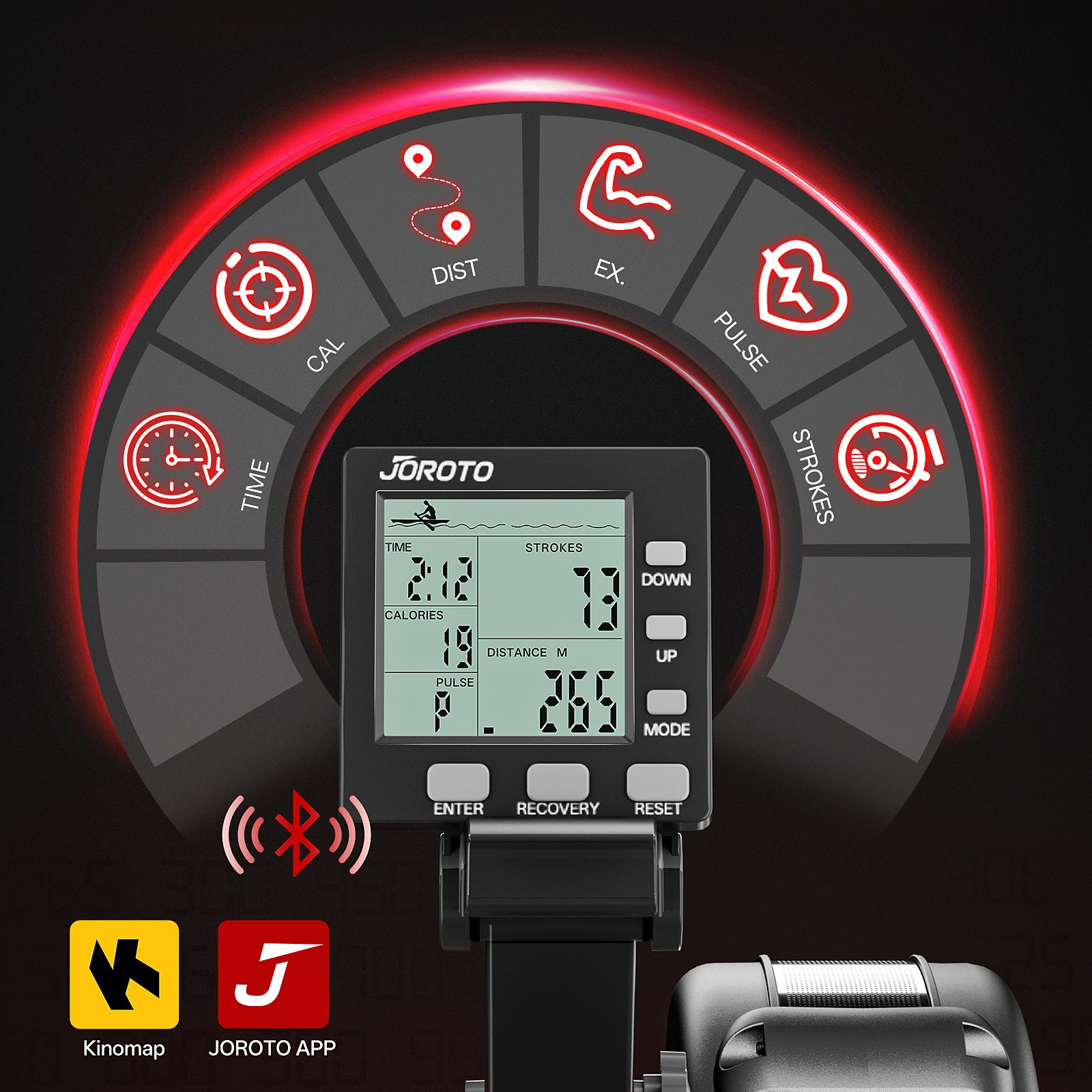 JOROTO MR56 Professional Air Resistance Rower