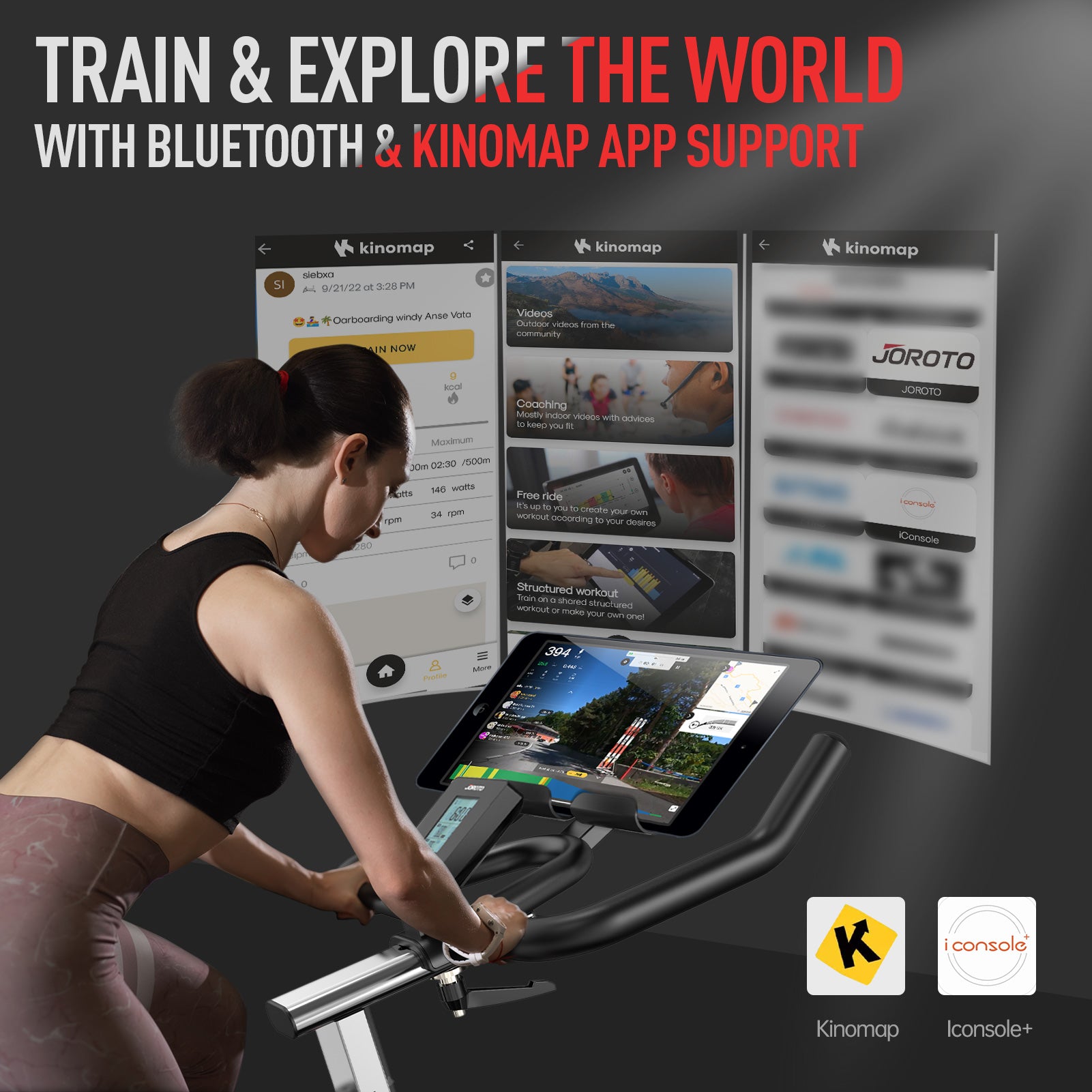 Vélo d'exercice stationnaire Bluetooth JOROTO X2PRO