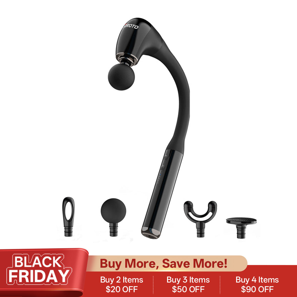 JOROTO JGM6 Deep Tissue Massage Gun – Powerful Percussion Massager