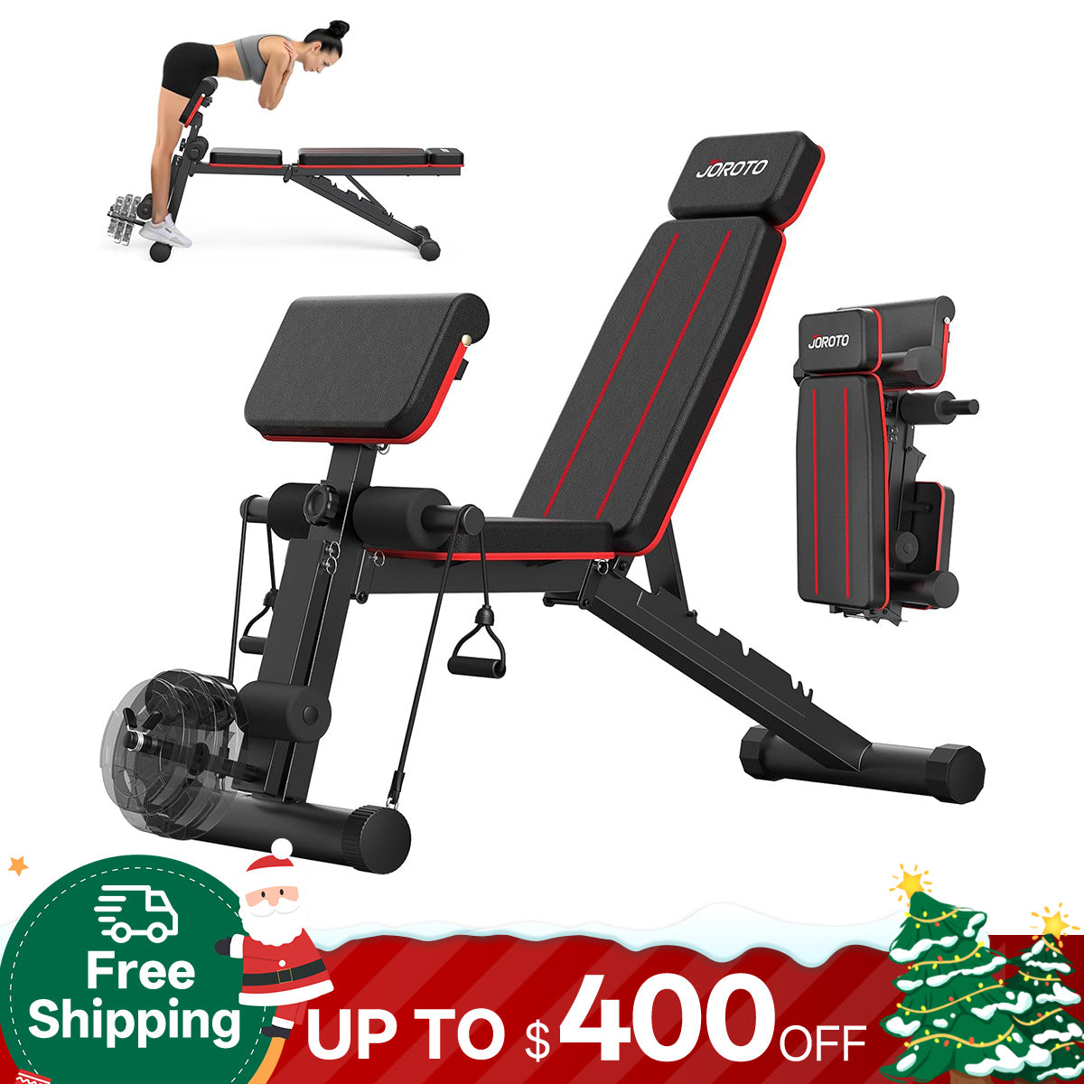 Banc de musculation réglable JOROTO MD55