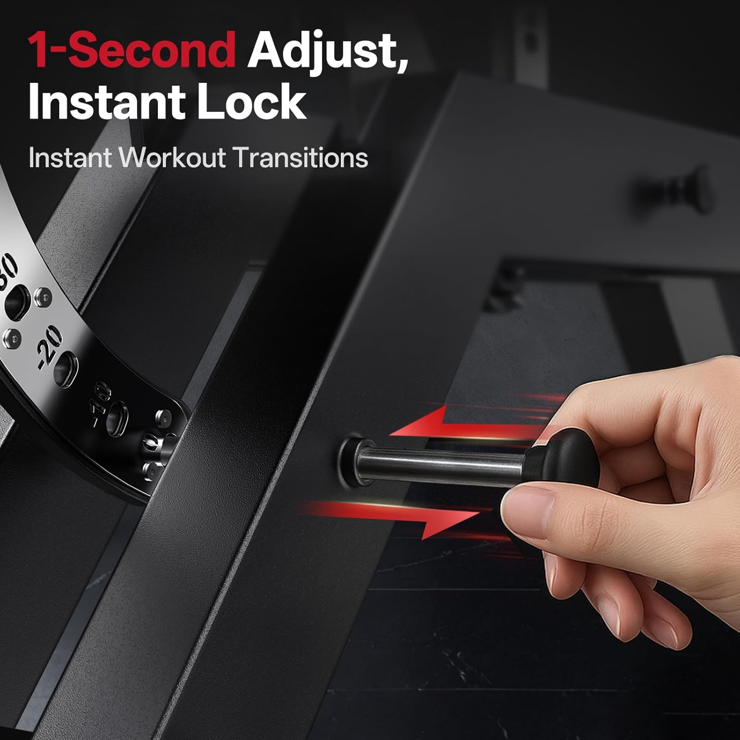 JOROTO MD70 Verstellbare Hantelbank