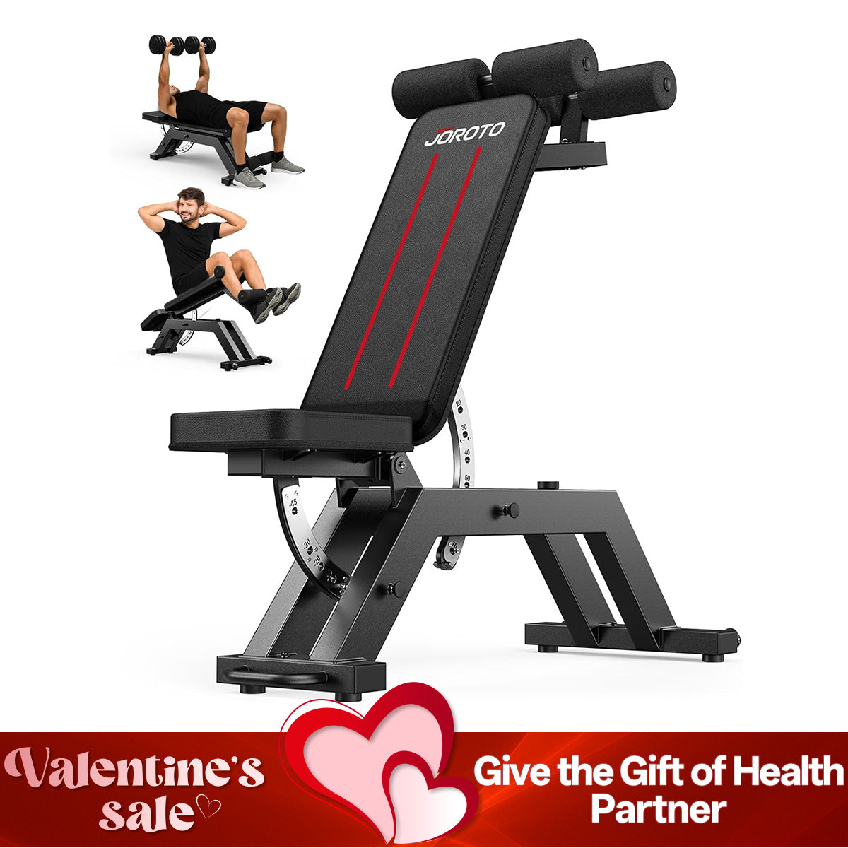 JOROTO MD70 Verstellbare Hantelbank