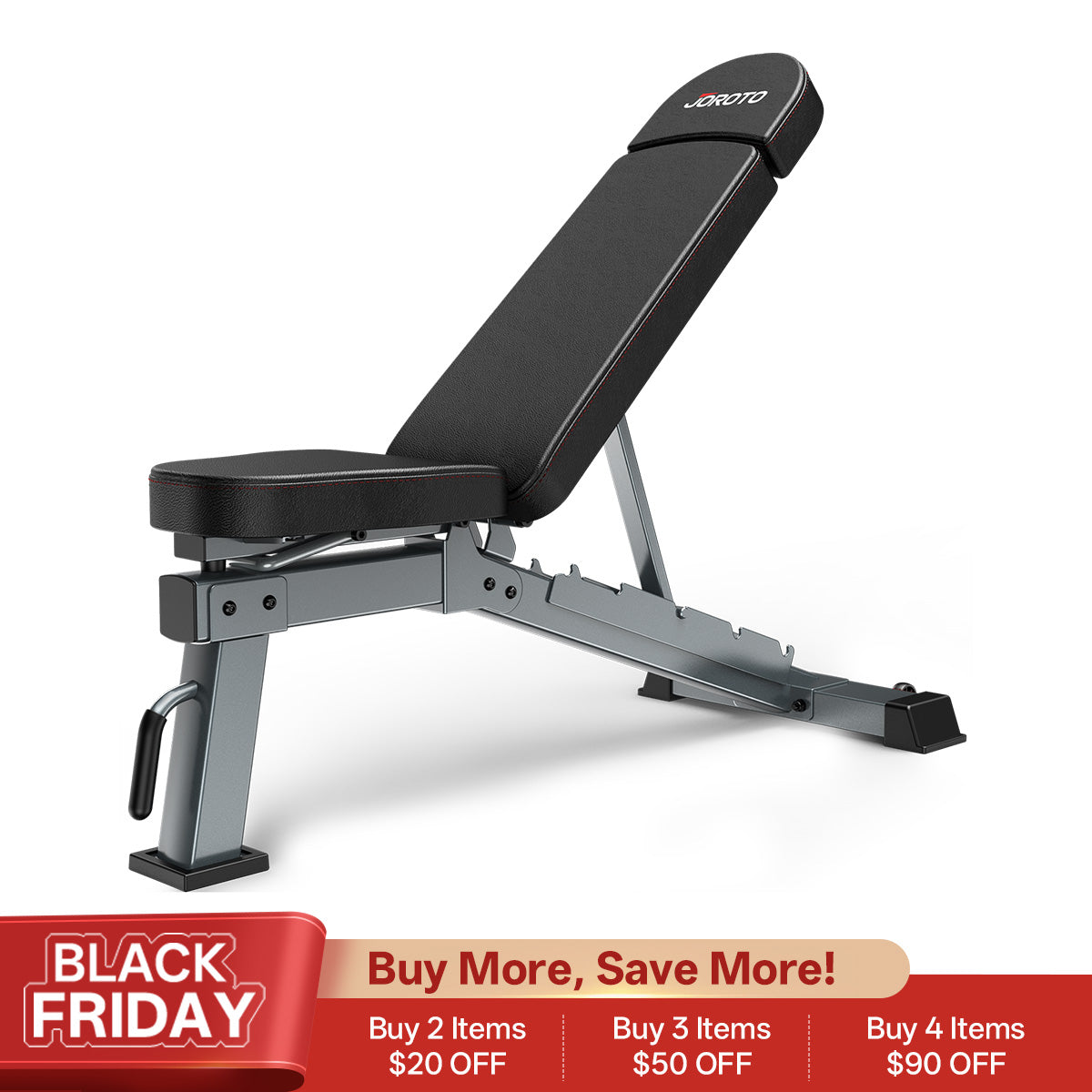 JOROTO MD80 - Elite Adjustable Weight Bench