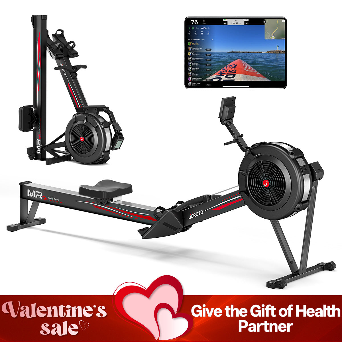 JOROTO MR56 Professional Air Resistance Rower