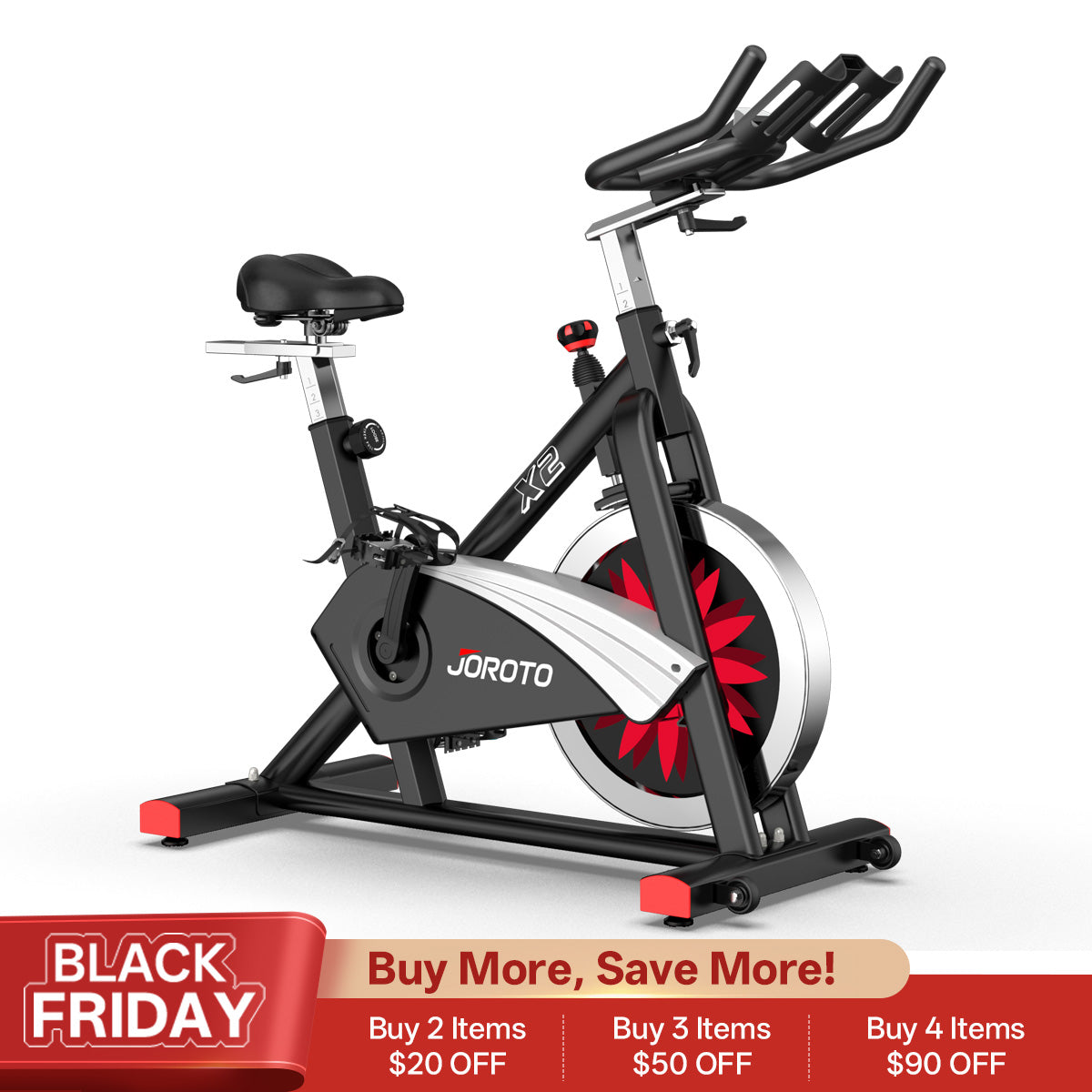 JOROTO X2 Magnetic Indoor Exercise Bike