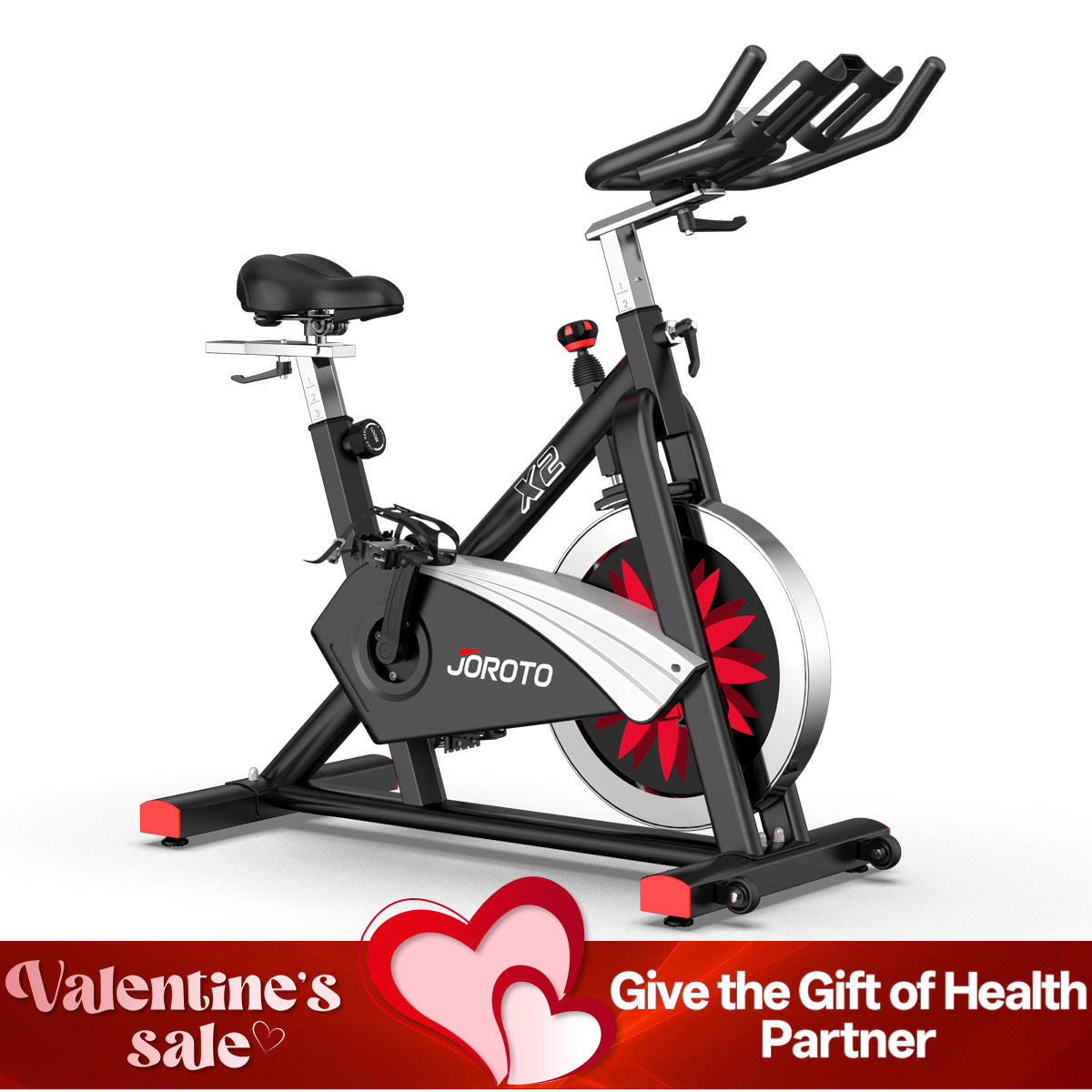 JOROTO X2 Magnetisches Heimtrainer-Fahrrad für den Innenbereich
