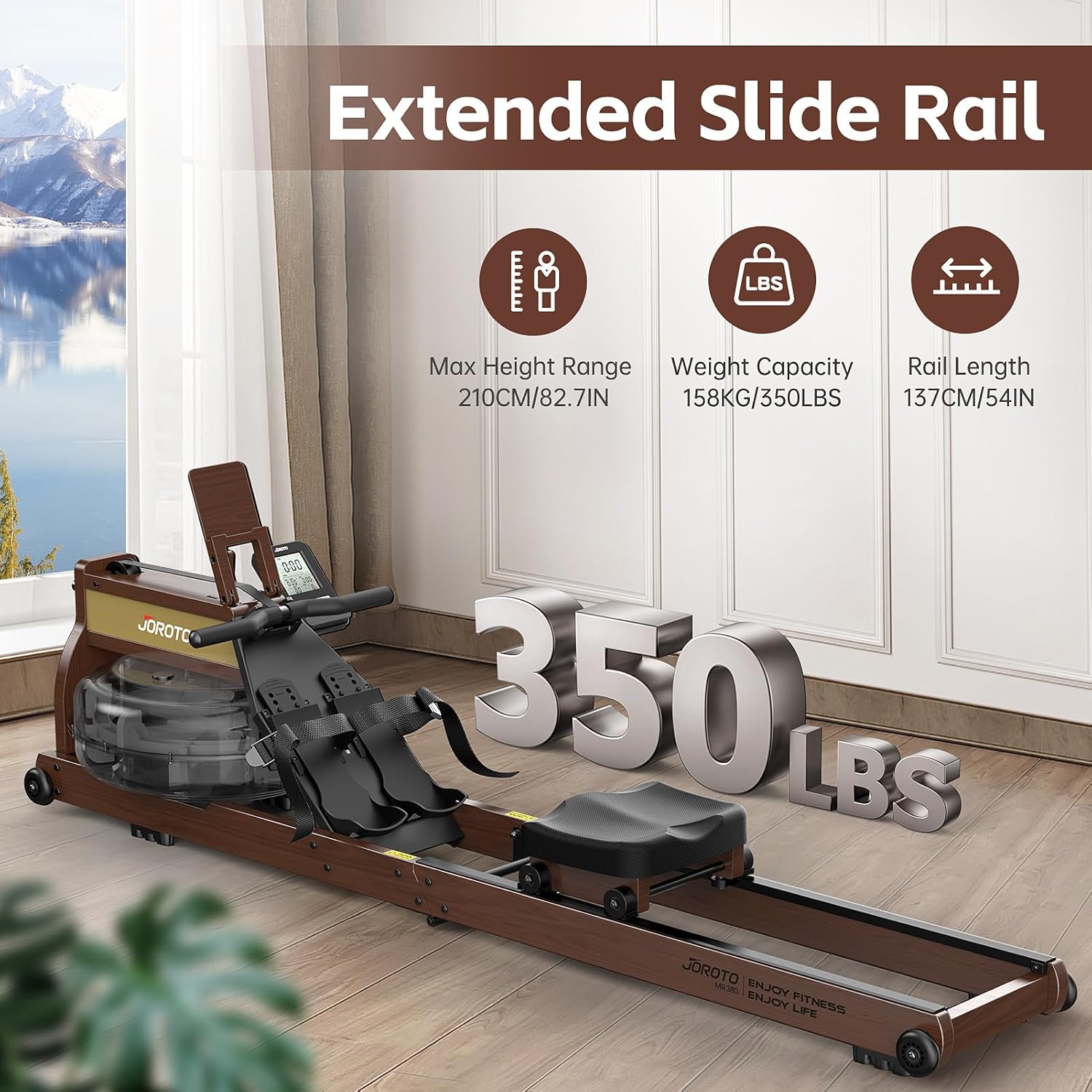 JOROTO MR380C Water Rowing Machine – Crafted for Performance, Built for Your Home - Jorotofitness