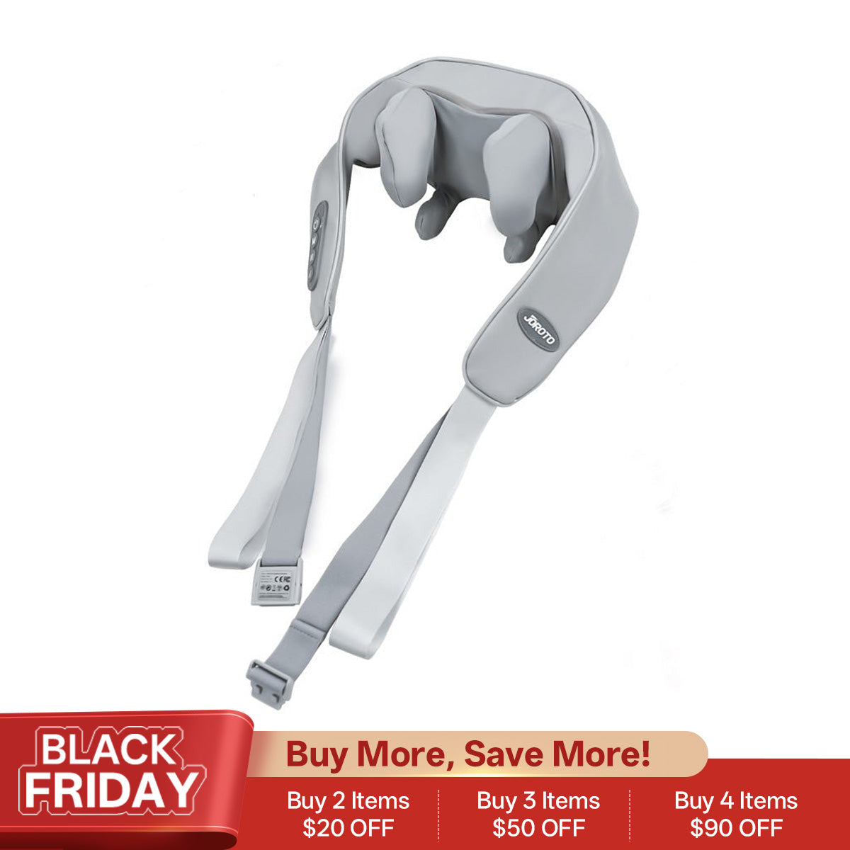 JOROTO JNM8 8D Neck Massager – Cordless Deep Tissue Pain Relief with Heat for Ultimate Comfort