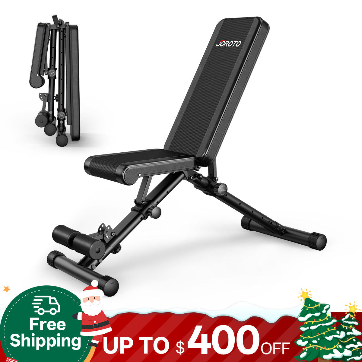 JOROTO MD35 - Essential Adjustable Weight Bench