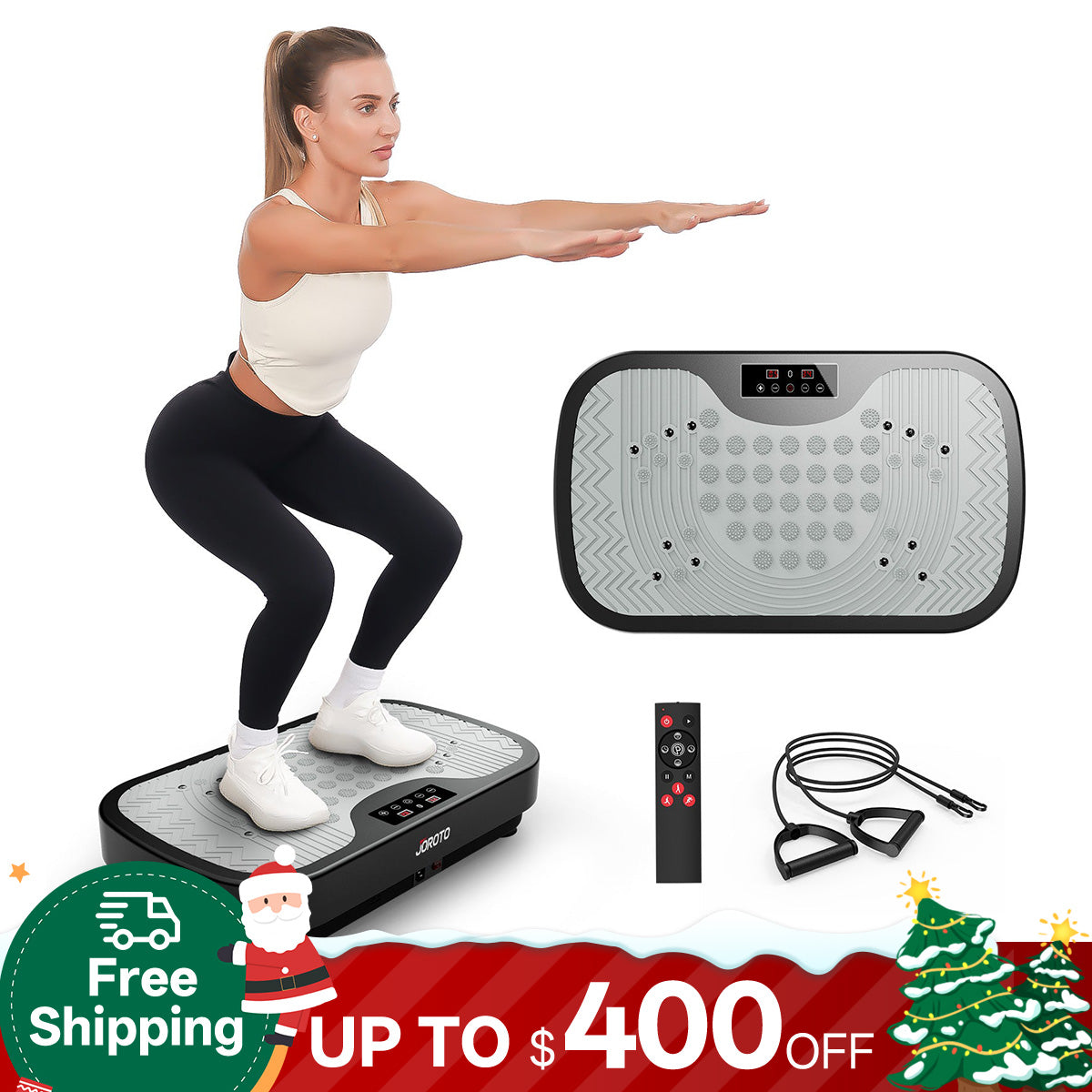 JOROTO JV30 EMS Vibration Plate for Lymphatic Drainage & Weight Loss