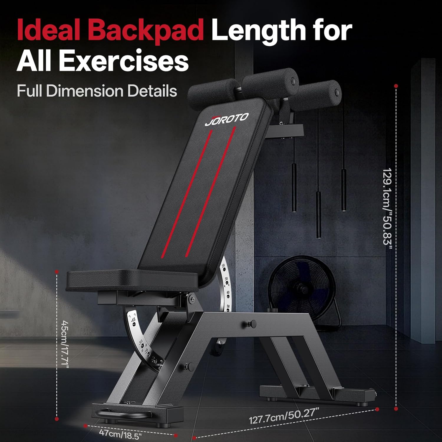 JOROTO MD70 Adjustable Weight Bench