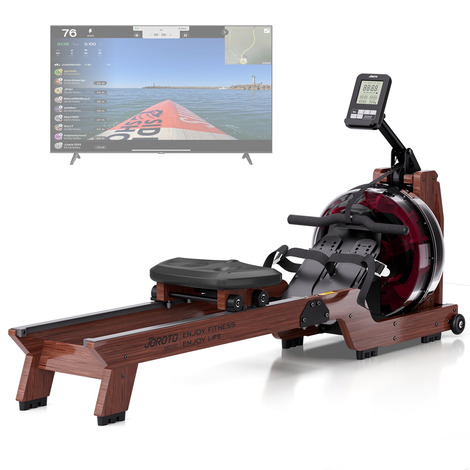 JOROTO MR390 - Premier Water Resistance Rowing Machine