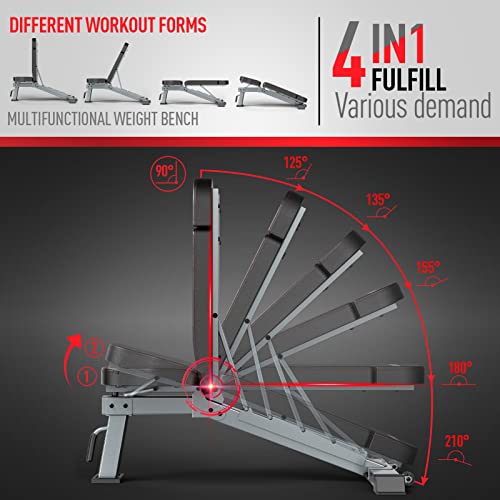 [Halloween Deal] JOROTO Phantom Lift Bench - Jorotofitness