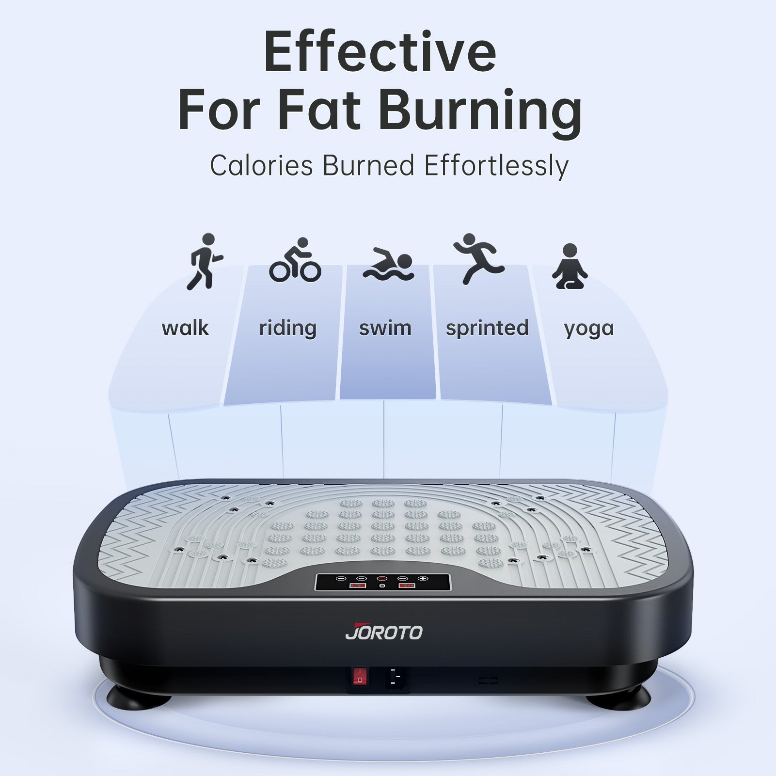 JOROTO EMS Vibration Plate for Lymphatic Drainage & Weight Loss - Jorotofitness