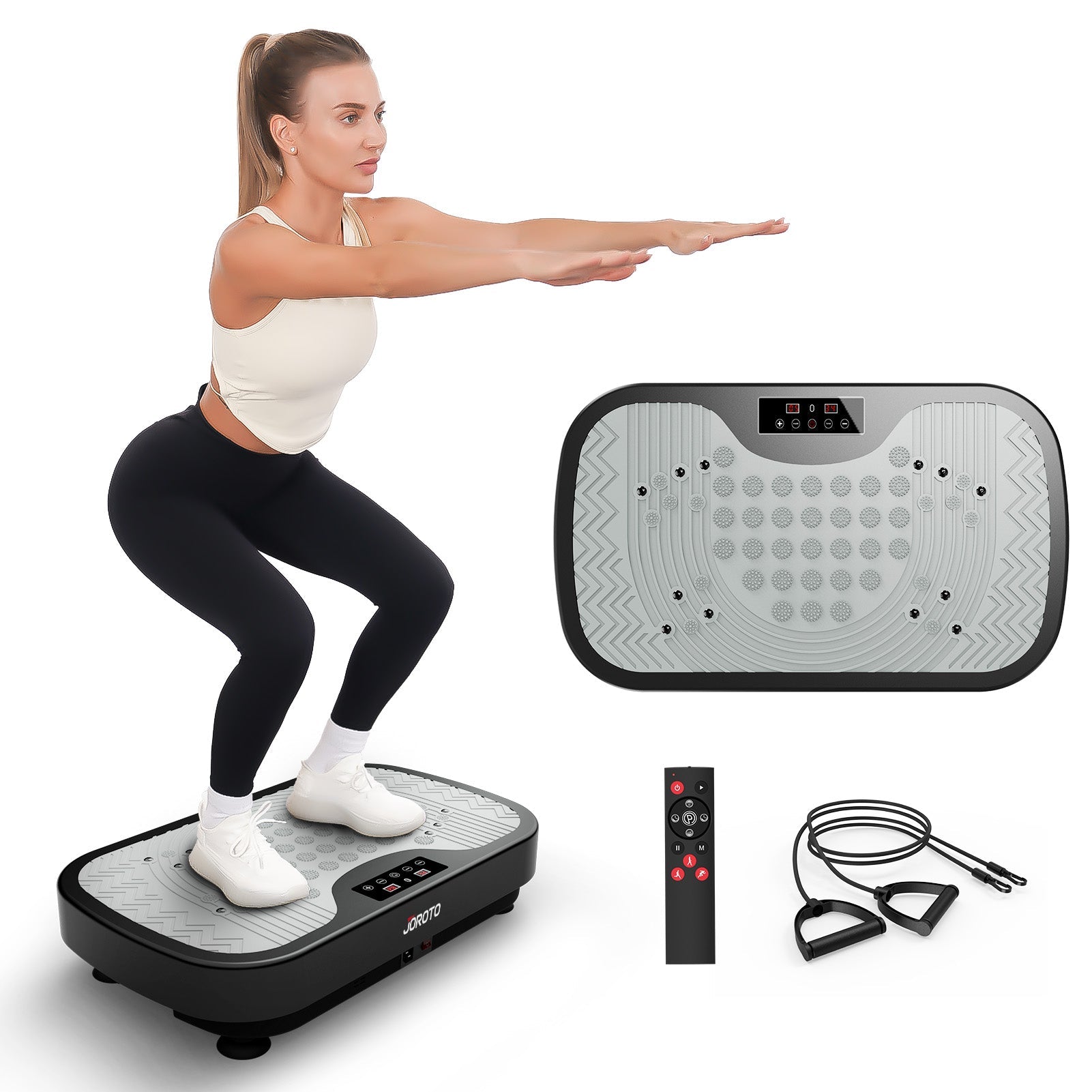 JOROTO EMS Vibration Plate for Lymphatic Drainage & Weight Loss - Jorotofitness