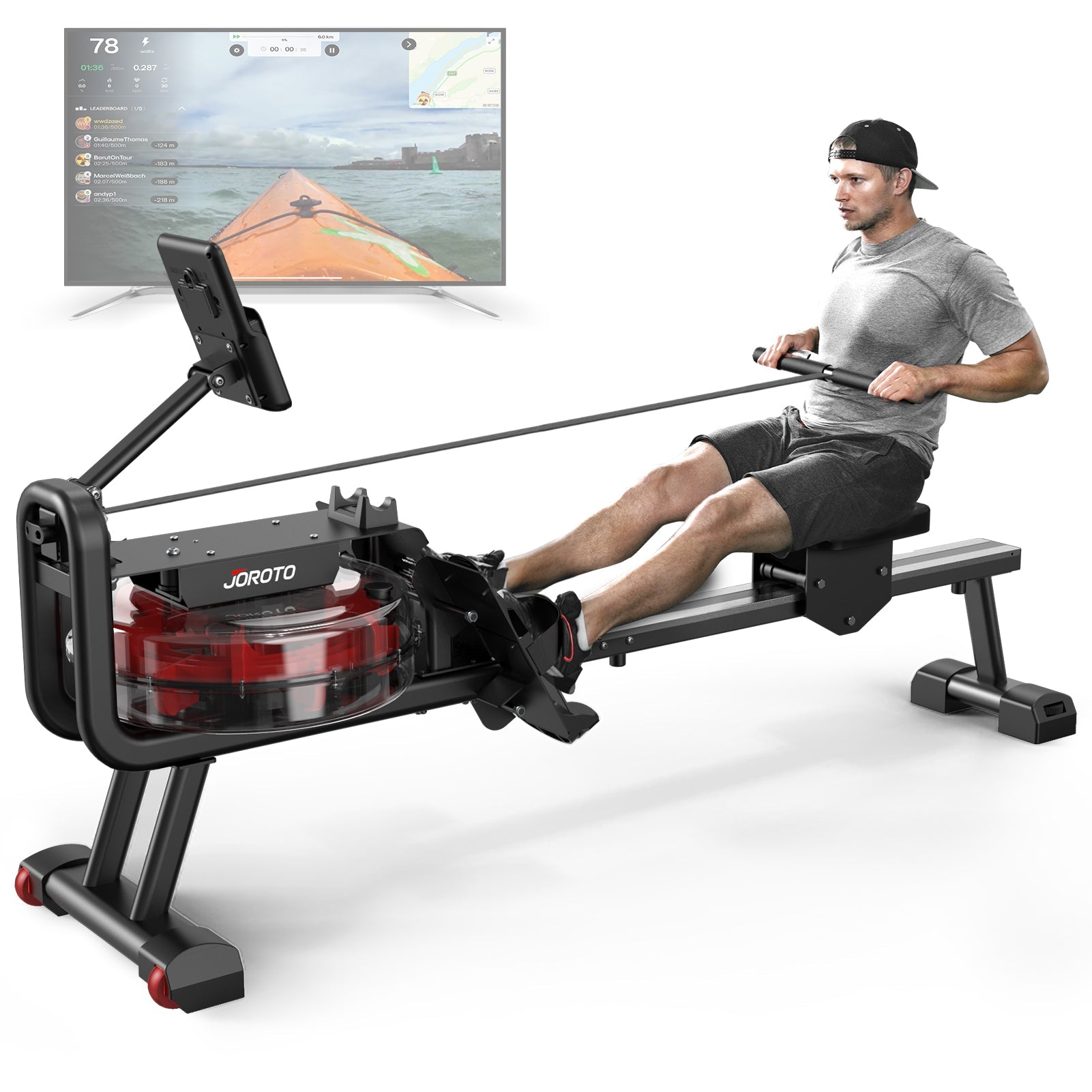 JOROTO MR23 - Foundation Water Resistance Rowing Machine - Jorotofitness
