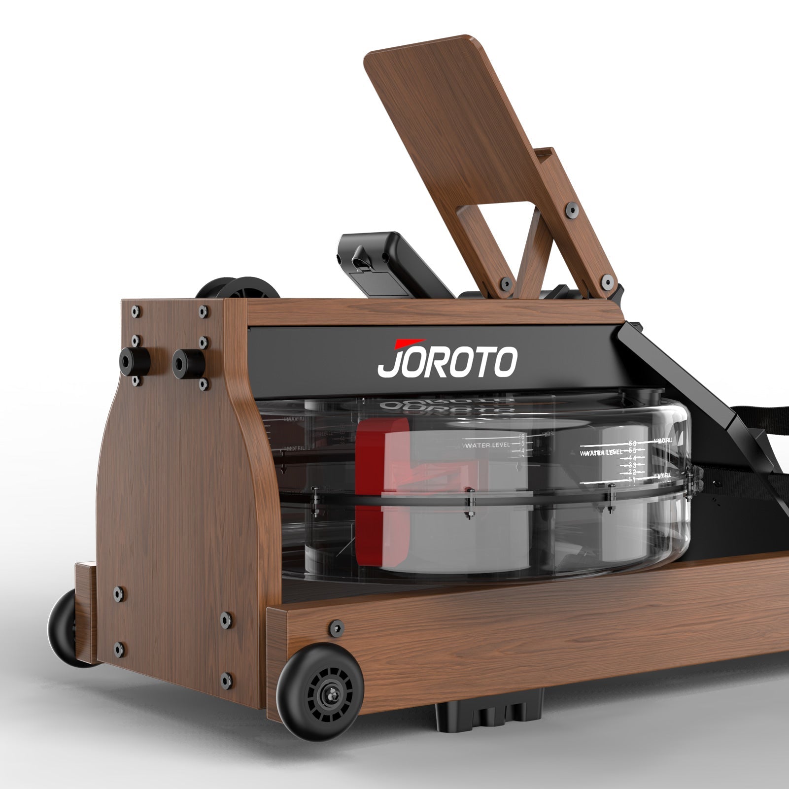 JOROTO MR280PRO Solid Oak Water Rowing Machine - Jorotofitness