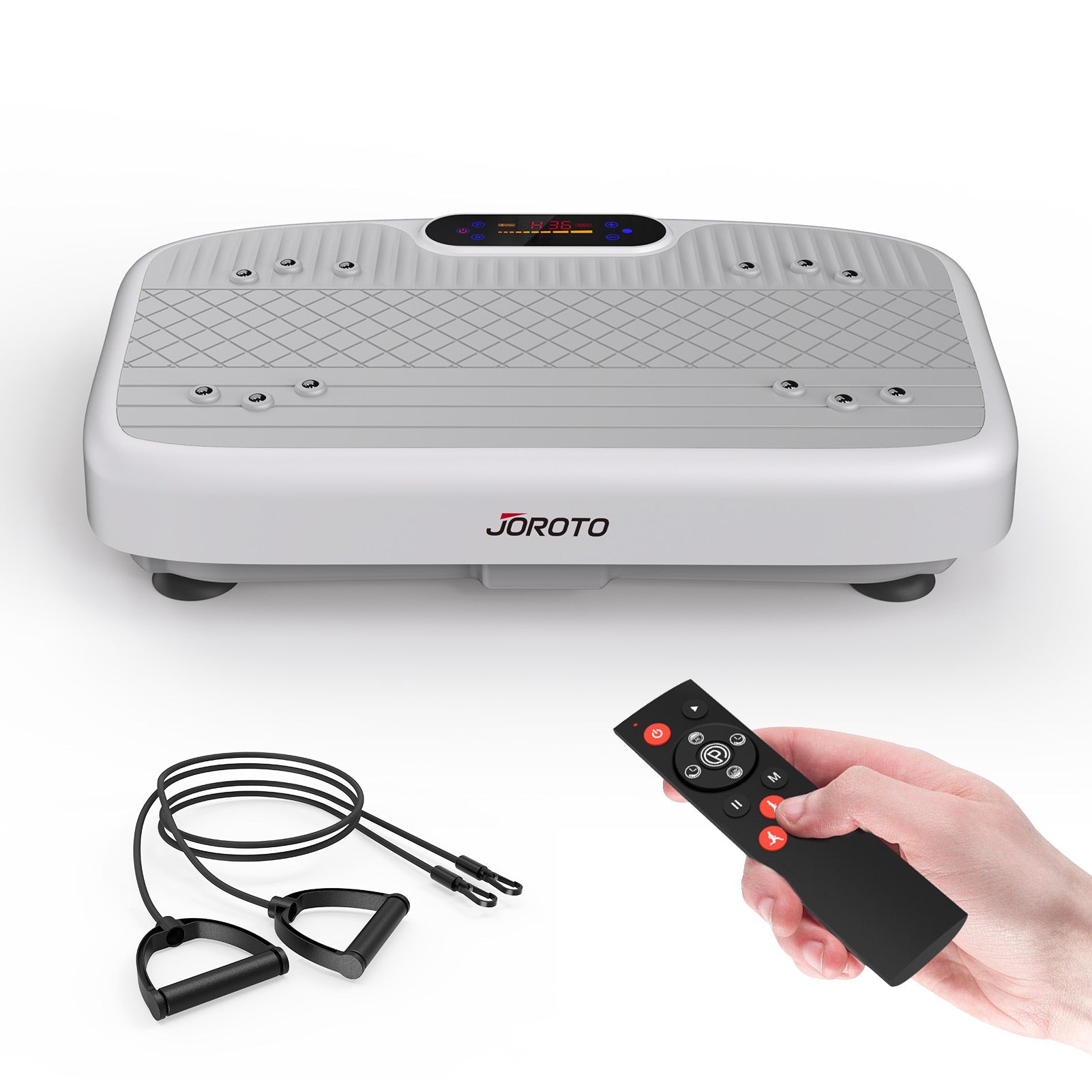 JOROTO Whole Body Vibration Plate with tension ropes - Jorotofitness