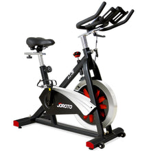 300 lbs Capacity Magnetic Indoor Cycling Bike with Belt Drive - JOROTO X2 With 10cm Longer Extended Seat Post - jorotofitness
