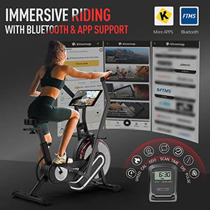 JOROTO Water Exercise Bike Stationary Upright Indoor Cycling Bike for Upper and Lower Body Workout Support Bluetooth, Heart Rate & IPad Holder - 330LBS Weight Capacity - jorotofitness