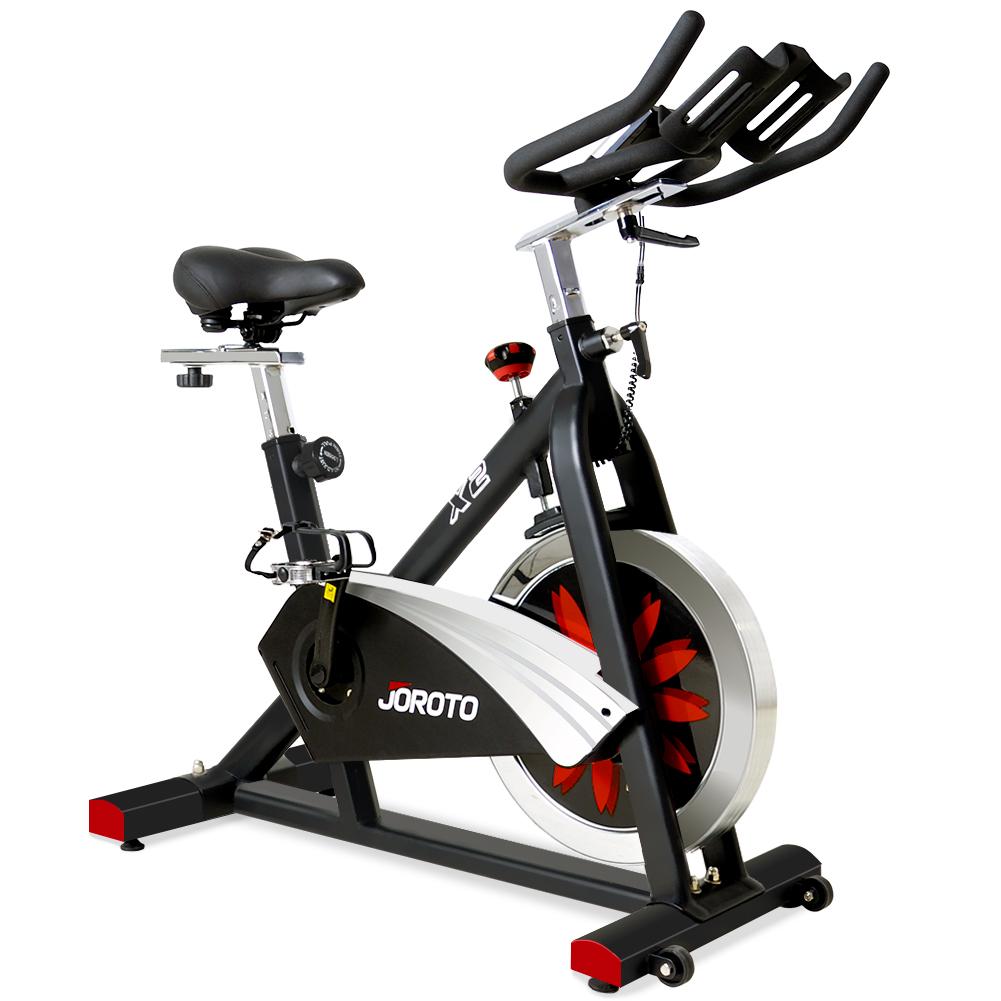 Spinning Bike Exercise Bike with Digital Monitor, Indoor Fixed Bicycle with  Adjustable Resistance, Home Gym Fitness Exercise Spinning Bike